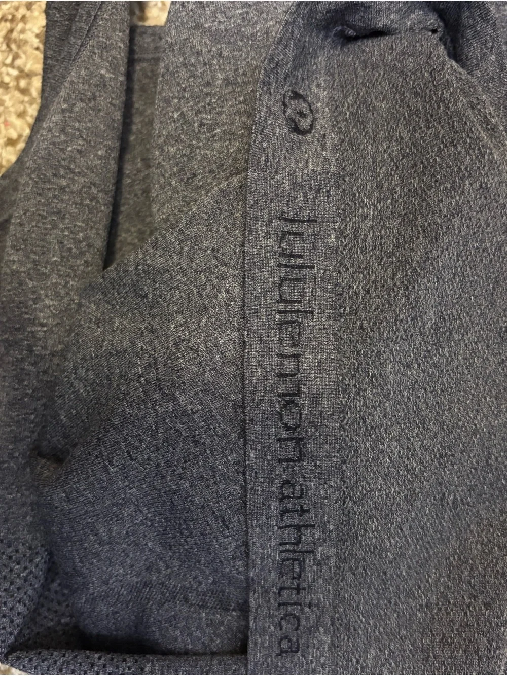 lululemon athletica Charcoal Gray Racerback Tank